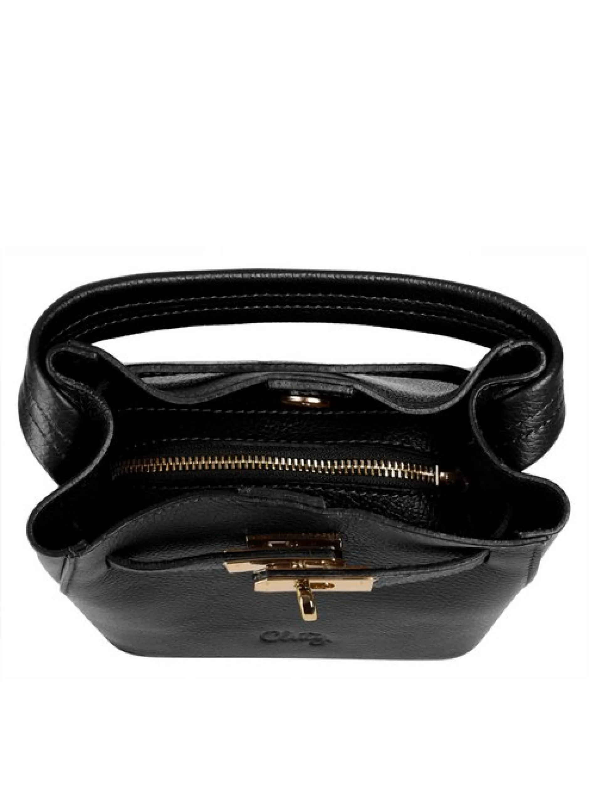 Cluty Damen Umhängetasche in schwarz