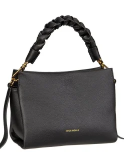 Coccinelle Damen Handtasche - Boheme Grana Double in schwarz
