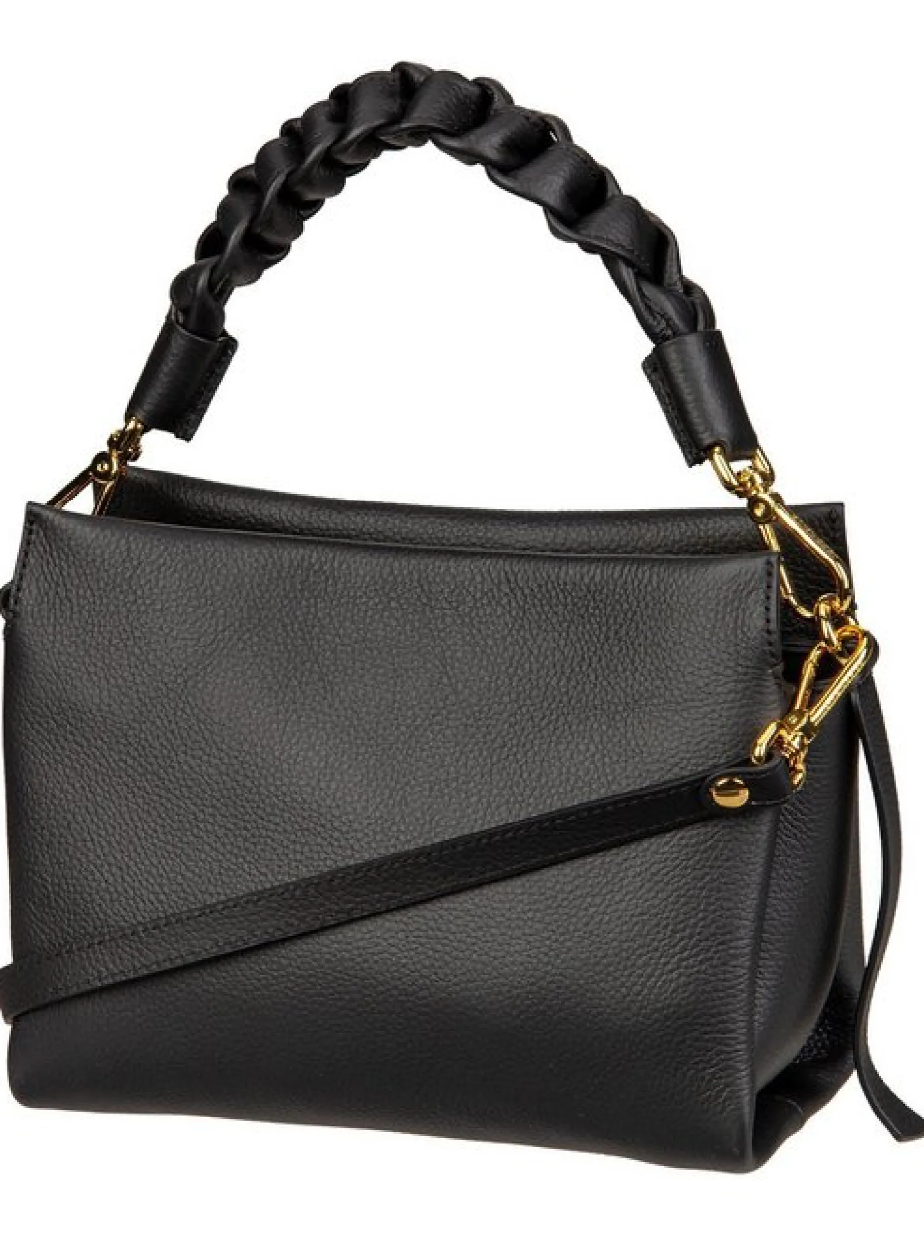Coccinelle Damen Handtasche - Boheme Grana Double in schwarz