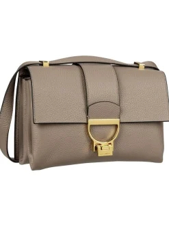 Coccinelle Damen Schultertasche - Arlettis in beige
