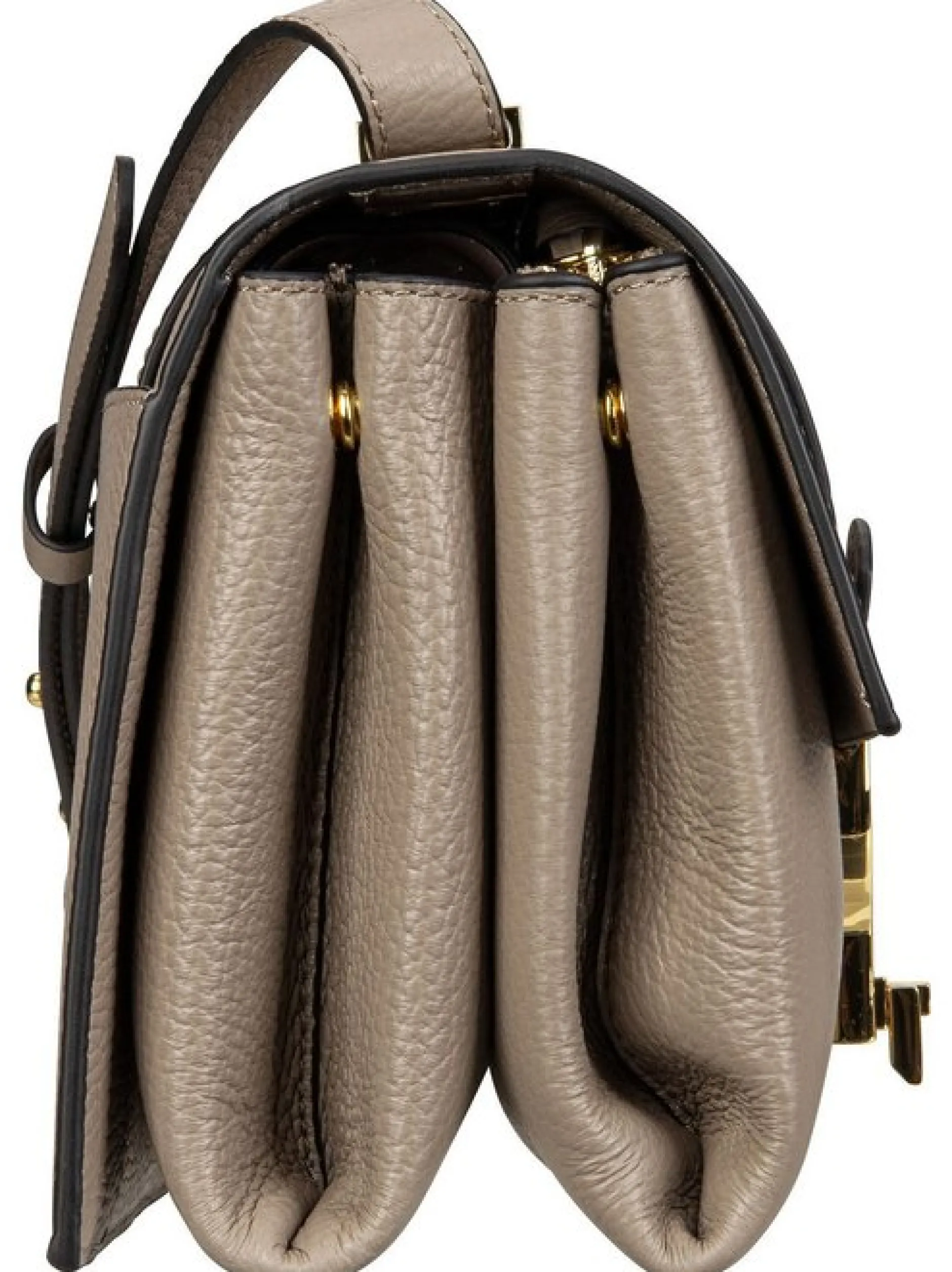 Coccinelle Damen Schultertasche - Arlettis in beige