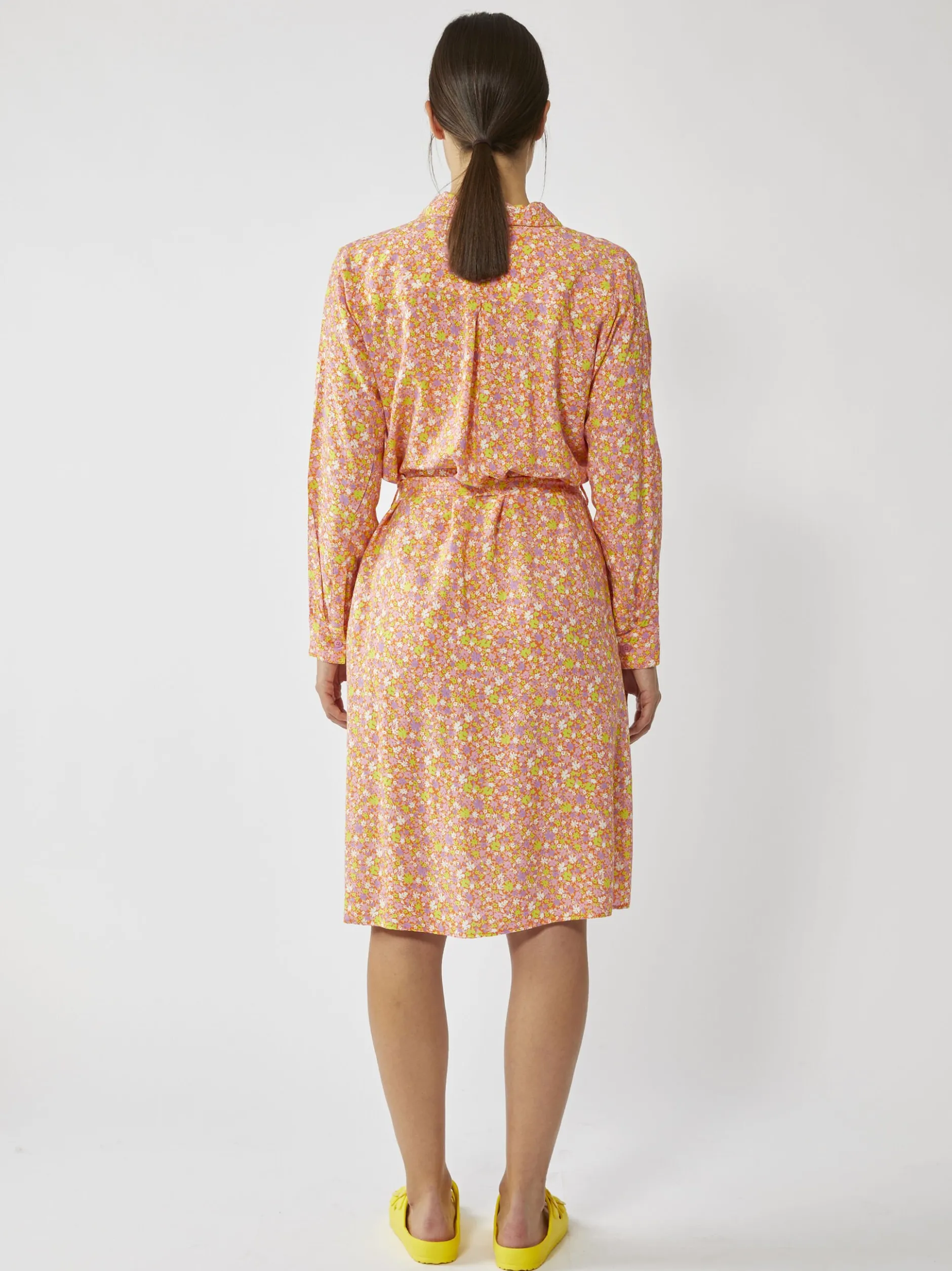 Codello Damen Hemdblusenkleid in orange