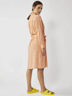 Codello Damen Hemdblusenkleid in orange