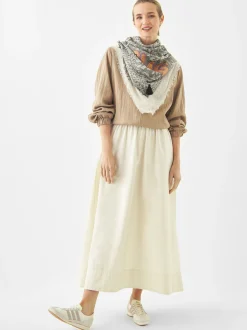 Codello Damen Jacquard-Tuch in grau