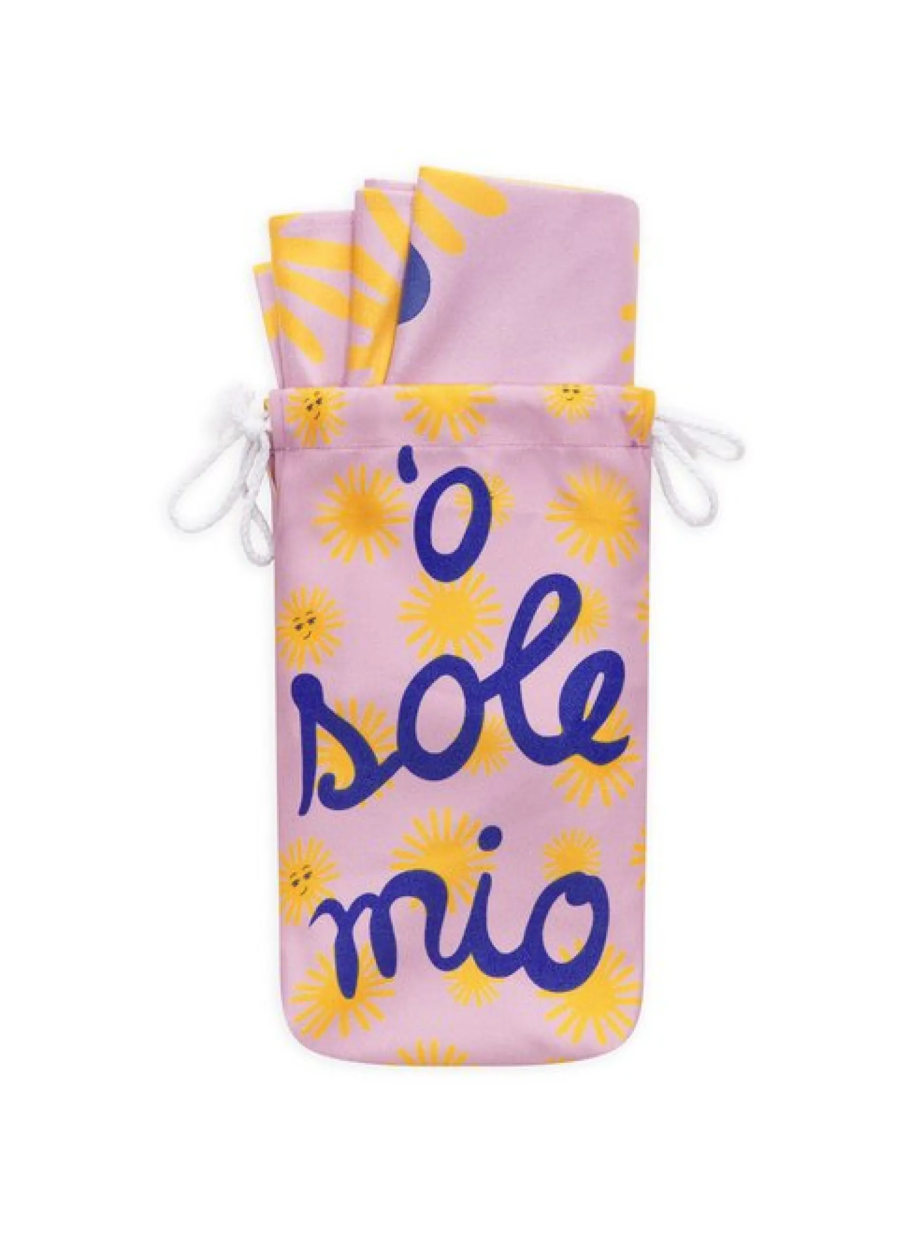 Codello Damen Strandtuch in lila gelb