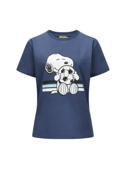 Codello Damen T-Shirt in blau - Ausschnitt: Rundhals