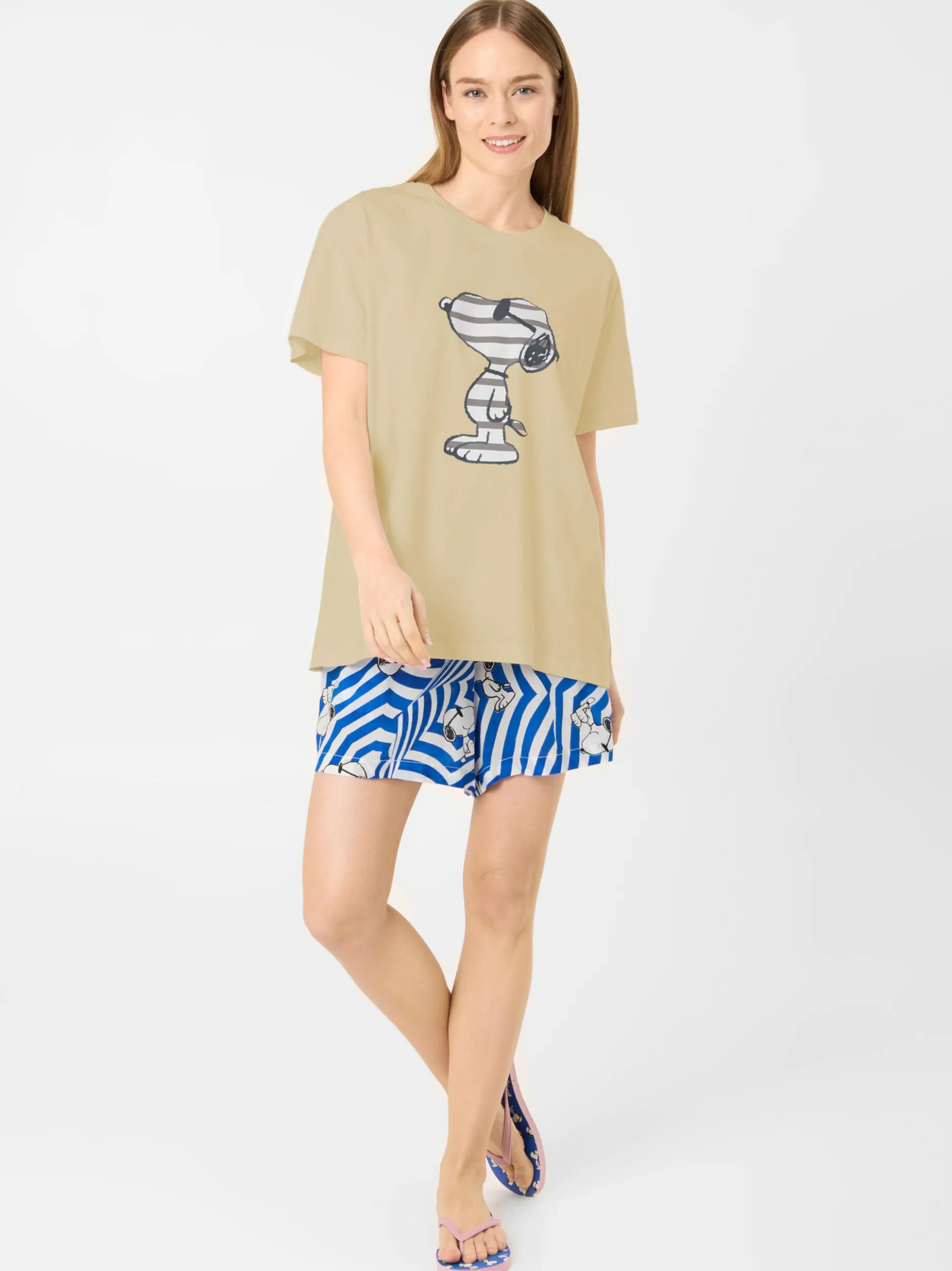 Codello Damen T-Shirt in sand - Ausschnitt: Rundhals