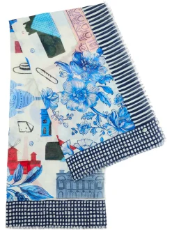 Codello Damen Tuch in blau mehrfarbig
