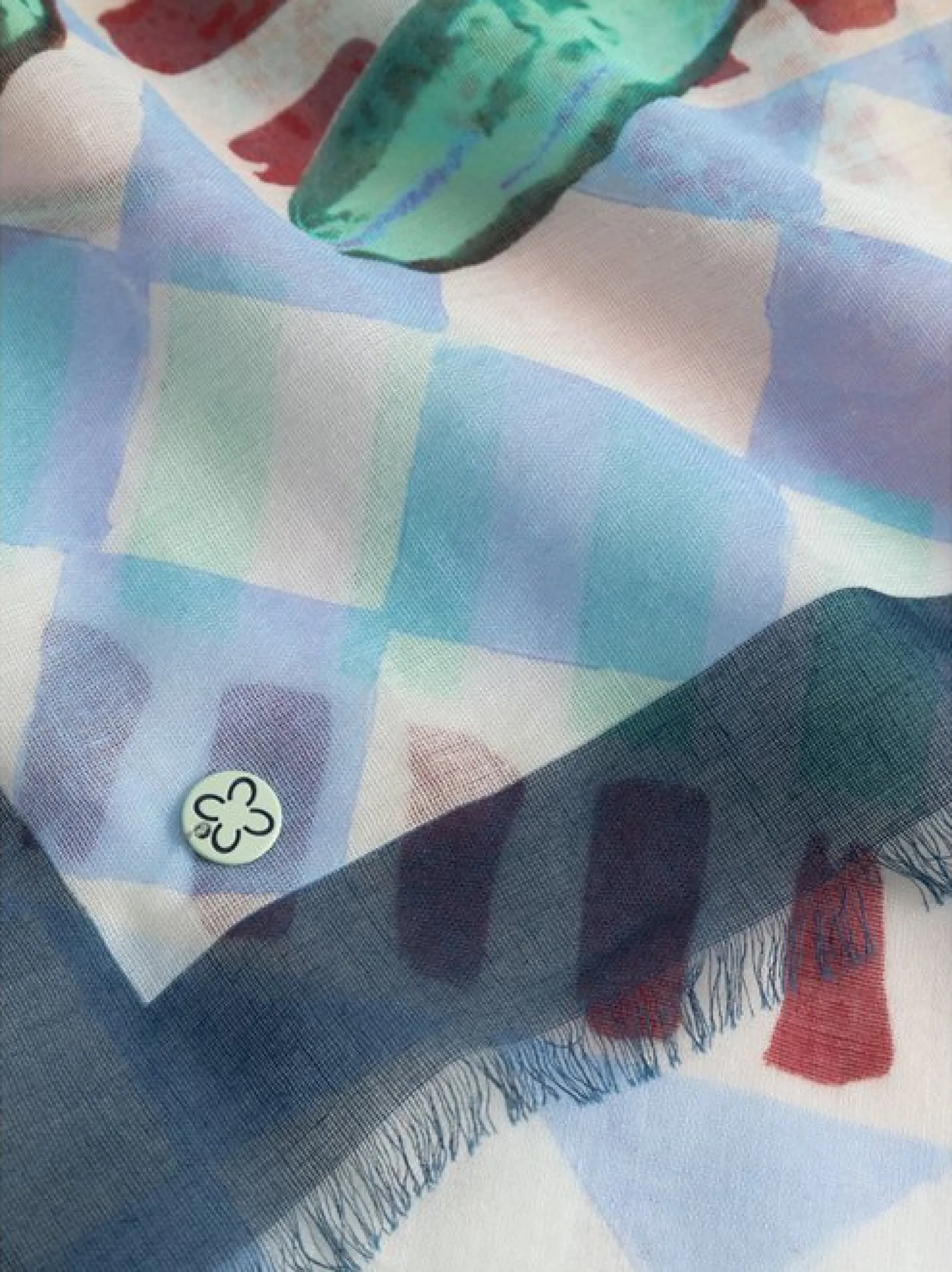 Codello Damen Tuch in blau mehrfarbig