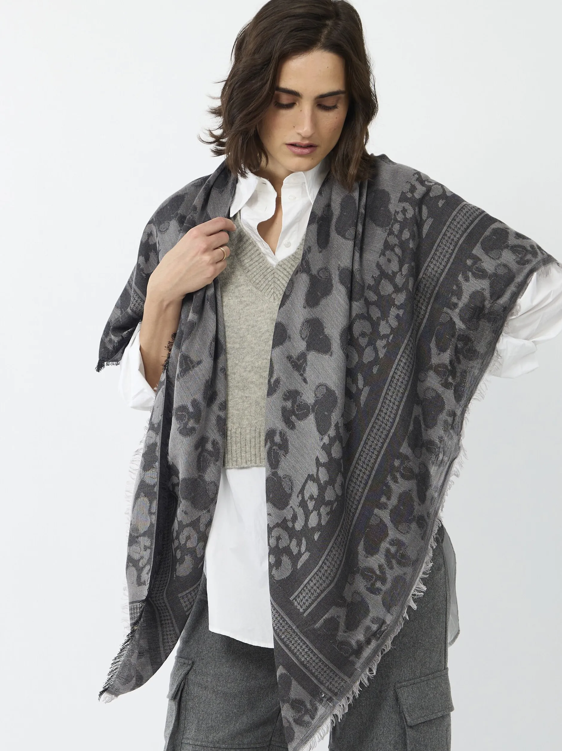 Codello Damen Tuch in schwarz
