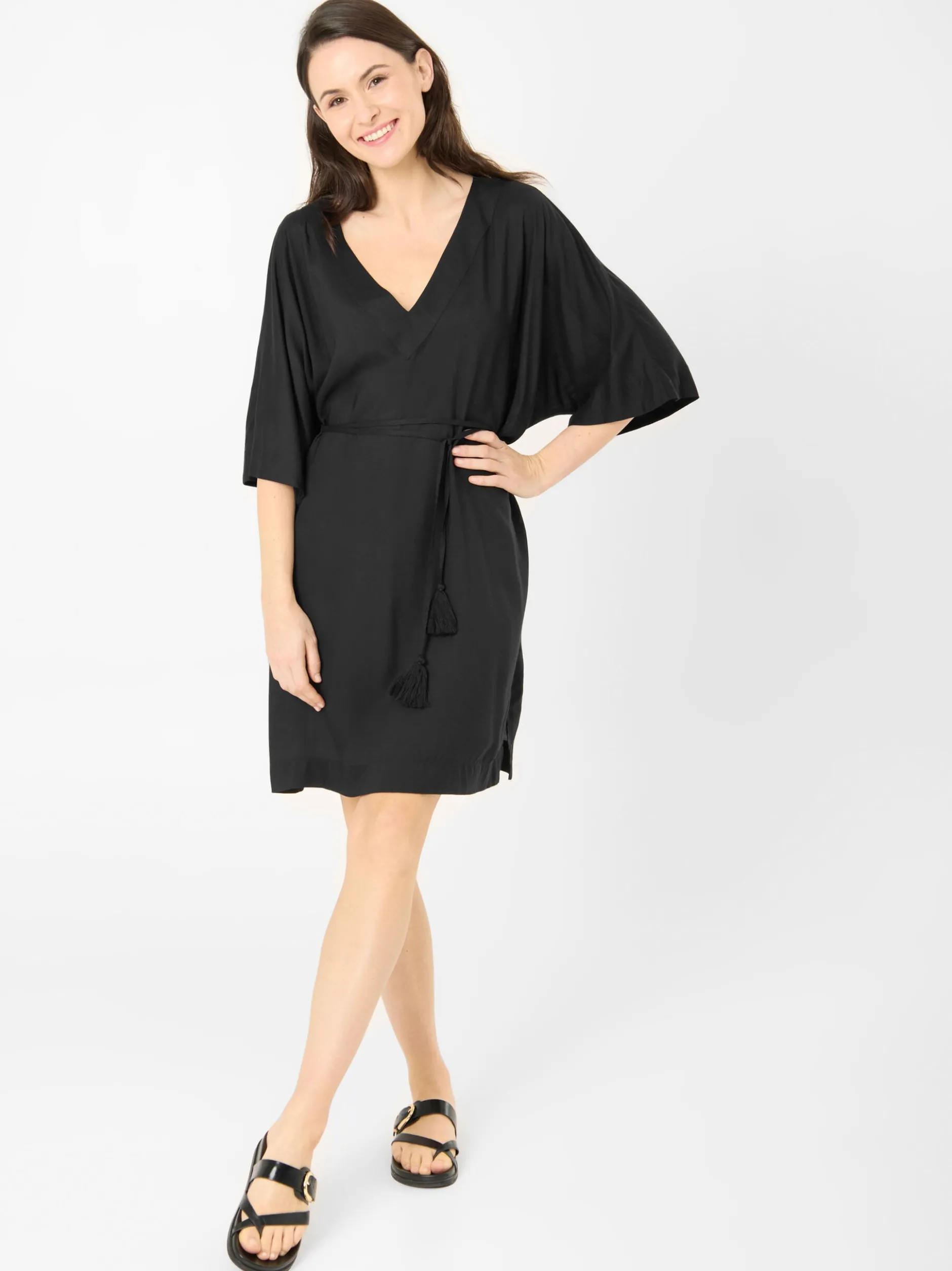 Codello Damen Tunika in schwarz - Ärmel: 3/4 Arm