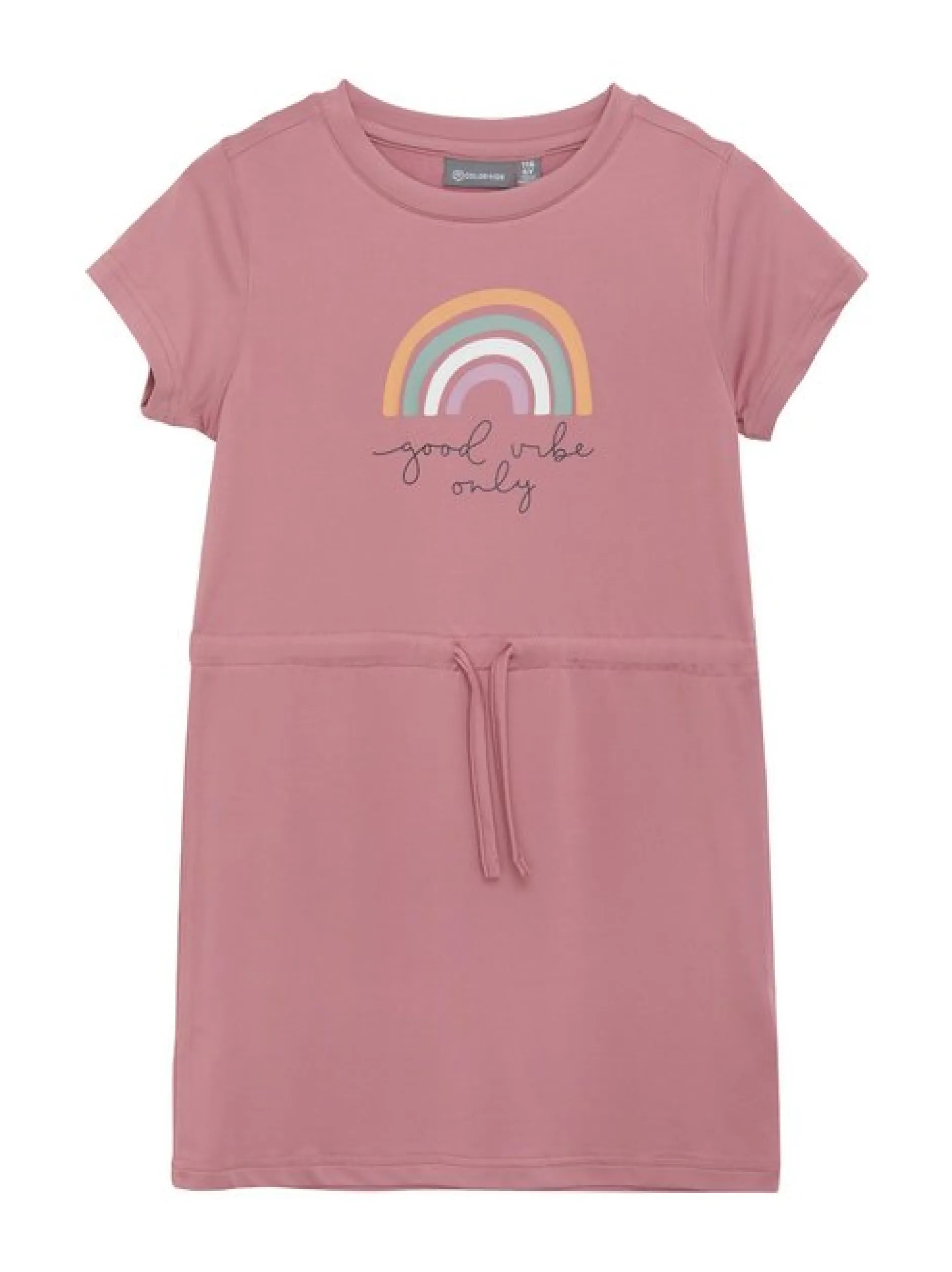 ColorKids Mädchen - Kleid - CODress W. Print in pink