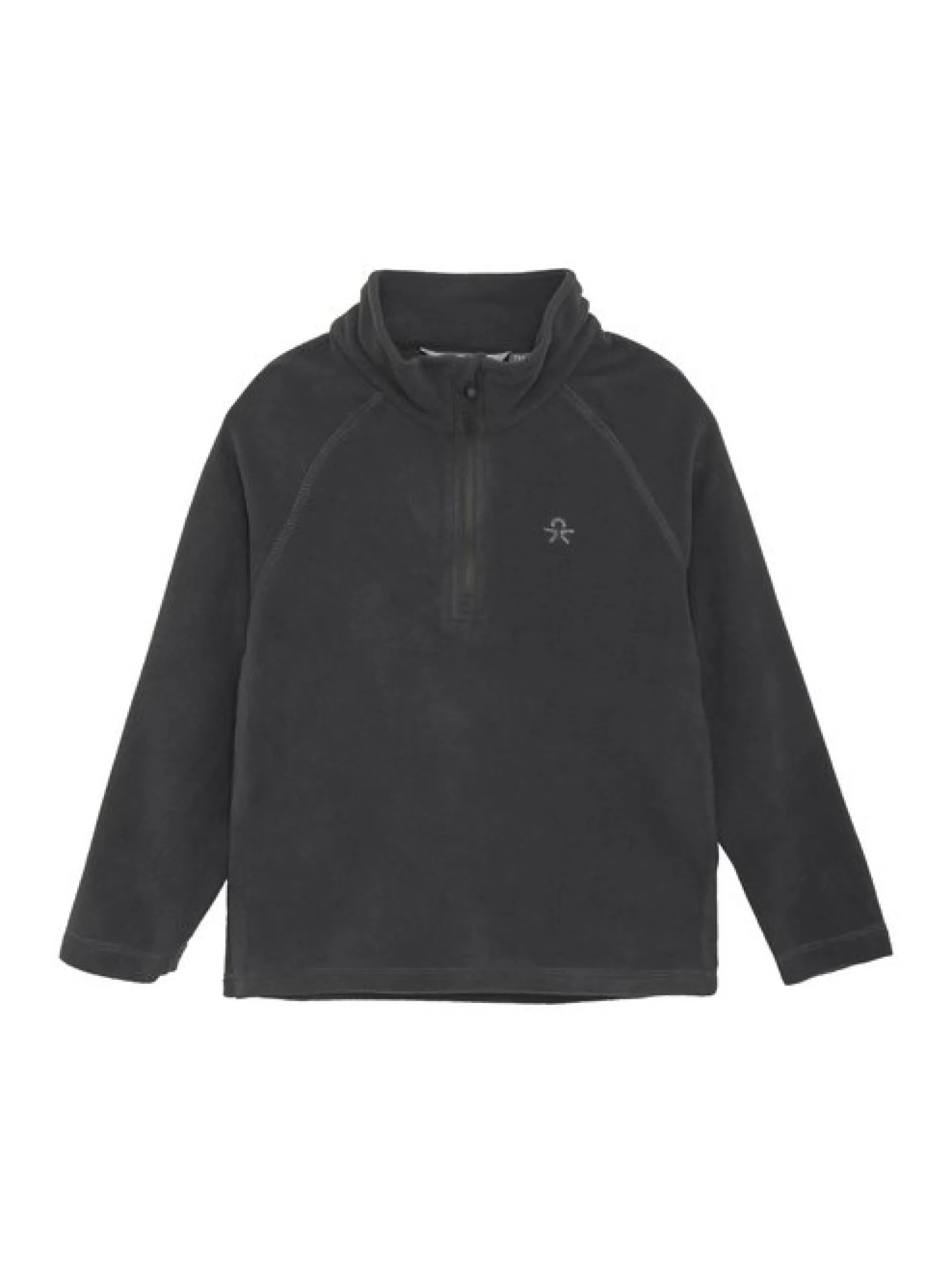 ColorKids Unisex Strickfleece-Pullover in schwarz