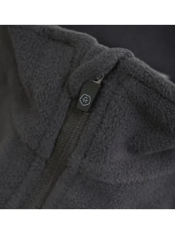 ColorKids Unisex Strickfleece-Pullover in schwarz