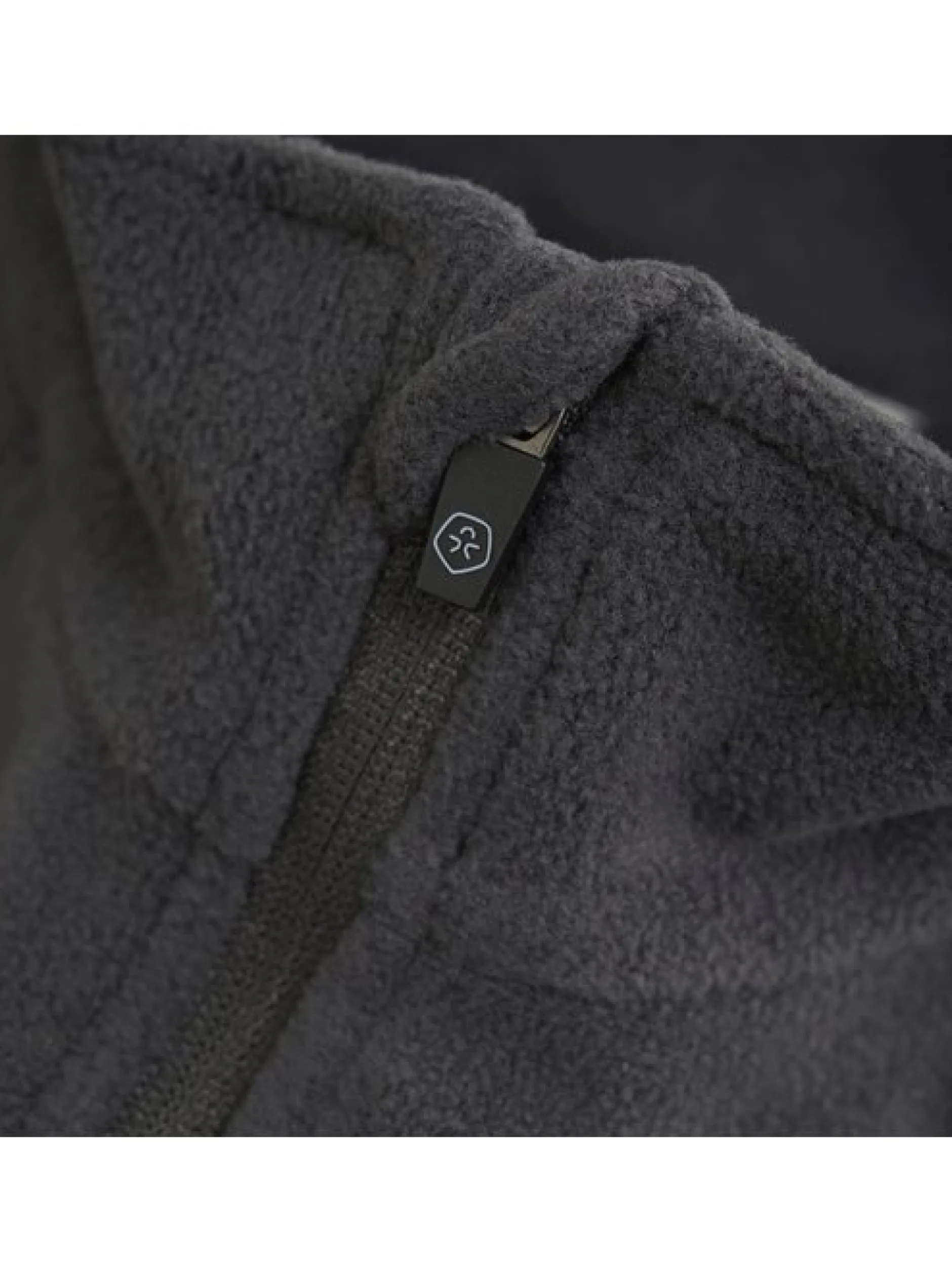 ColorKids Unisex Strickfleece-Pullover in schwarz