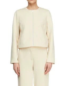 comma Damen Blouson in beige - Ärmel: langarm