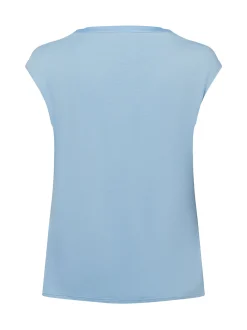 comma Damen Blusentop in hellblau - Ärmel: ohne Arm