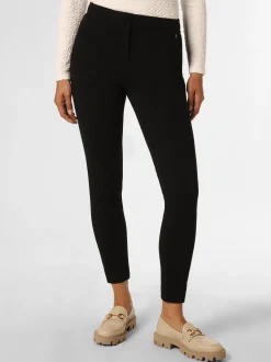 comma Damen Hose in schwarz - Länge: lang