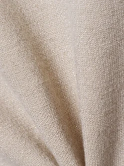 comma Damen Pullover in beige silber - Ärmel: langarm