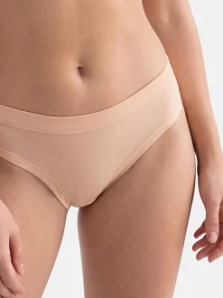 con-ta Damen Hüftslip - 6er Pack Feinripp in beige