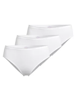con-ta Damen Hüftslip - 3er Pack Modal in weiß