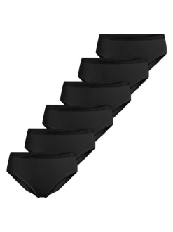 con-ta Damen Hüftslip - 6er Pack Modal in schwarz