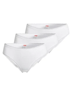 con-ta Damen Hüftslip - 3er Pack Modal in weiß