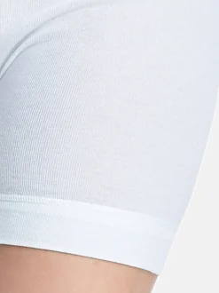 con-ta Damen Normalbeinschlüpfer - Feinripp in weiß
