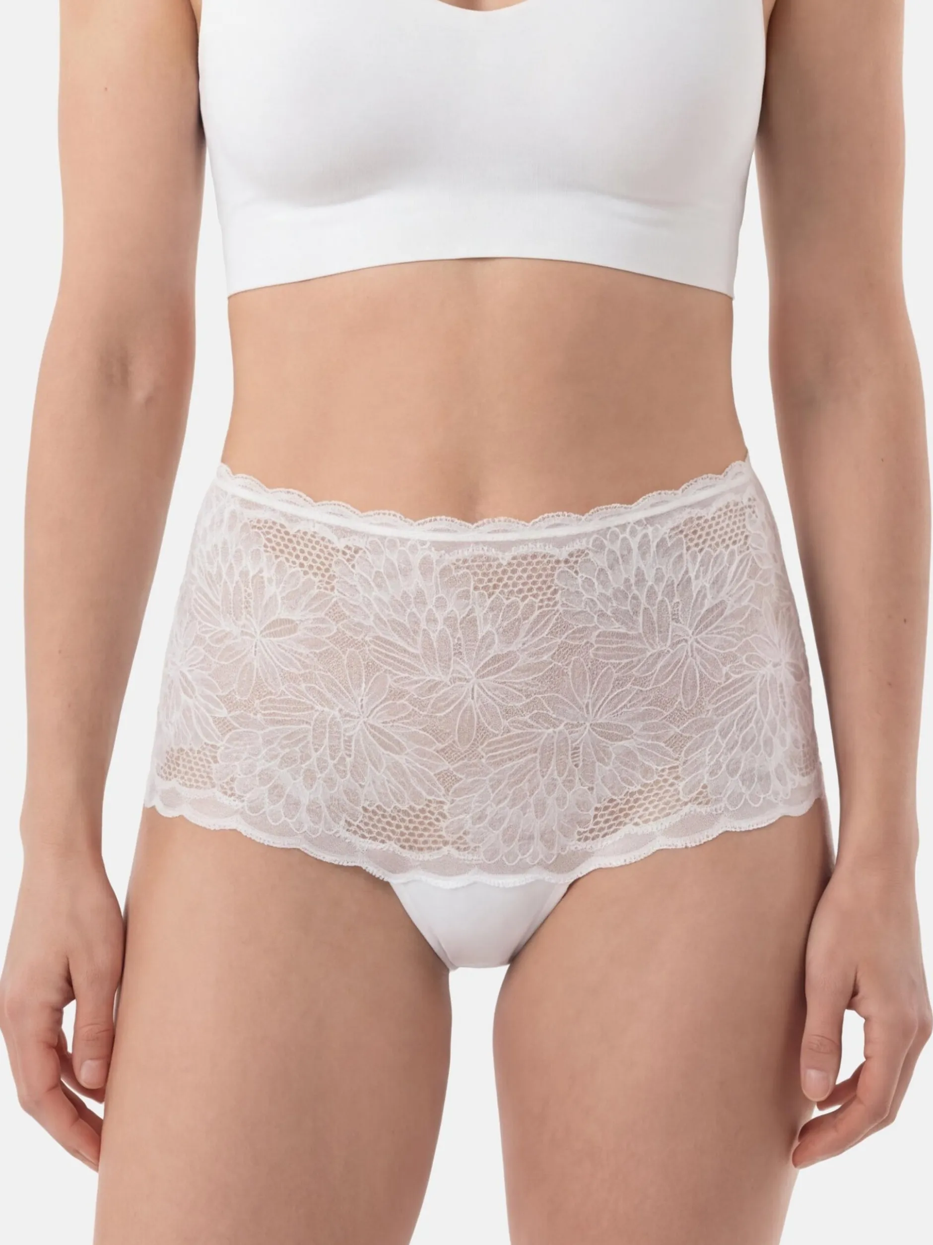 con-ta Damen Panty - 6er Pack Modal in weiß