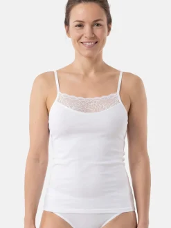 con-ta Damen Spaghetti Top - 6er Pack Modal in mehrfarbig