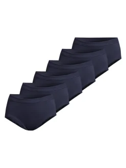 con-ta Damen Taillen Slip - 6er Pack Feinripp in blau