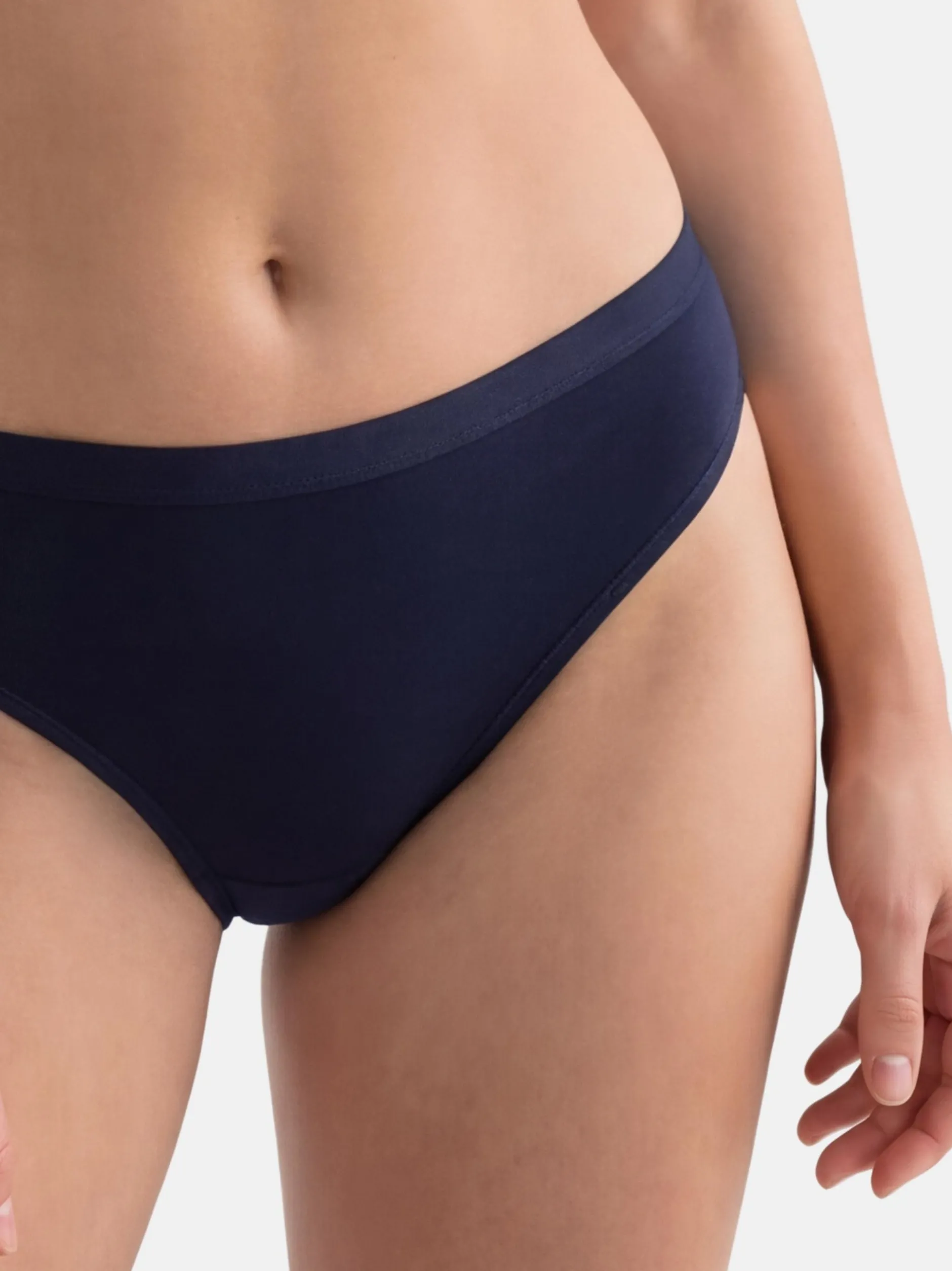 con-ta Damen Taillen Slip - 6er Pack Modal in schwarz
