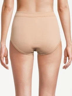 con-ta Damen Taillen Slip - 6er Pack Feinripp in beige