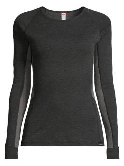 con-ta Damen Thermo-Unterhemd / Shirt - Sportiv in schwarz