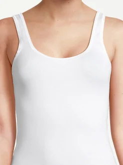 con-ta Damen Unterhemd - 6er Pack Feinripp in mehrfarbig