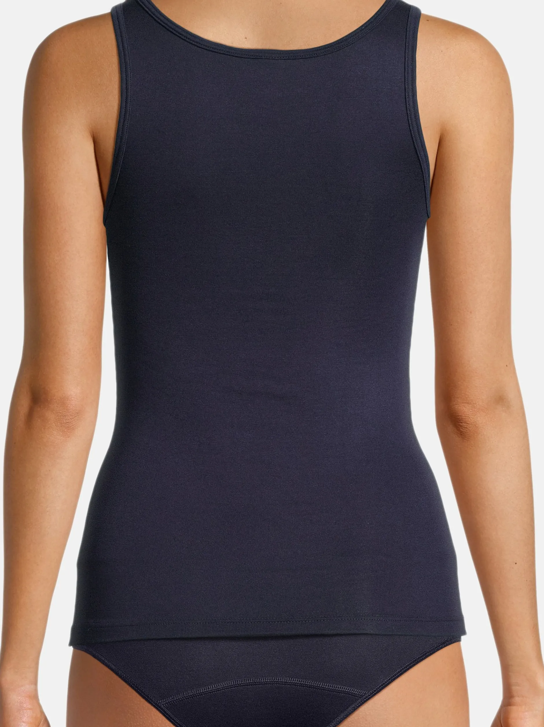 con-ta Damen Unterhemd - 3er Pack Modal in blau
