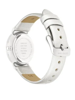 Cool Time Mädchen Armbanduhr - The Cool Sparkling Stars in weiß