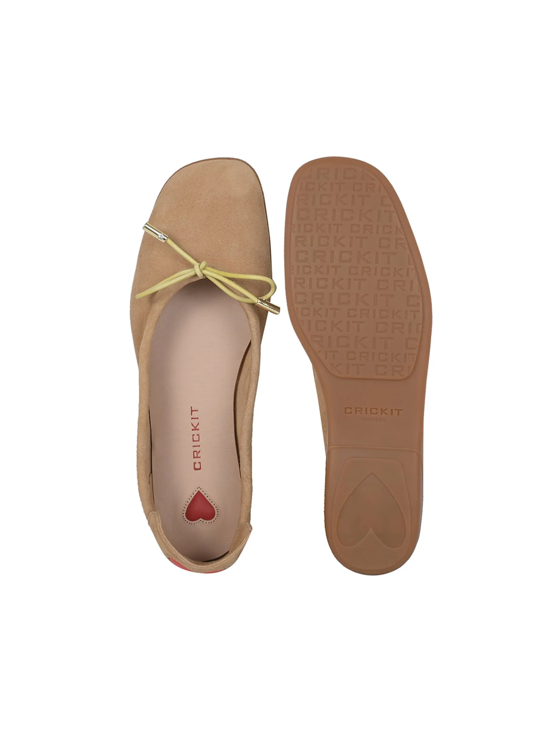 Crickit Damen Ballerina - OMEGA in beige