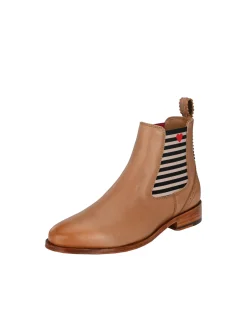 Crickit Damen Chelsea-Boots - SUVI in cognac