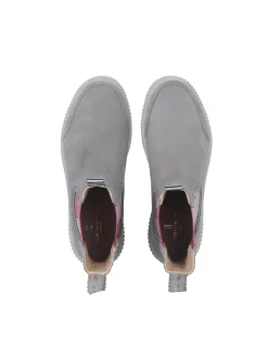Crickit Damen Chelsea-Boots - TEA in grau