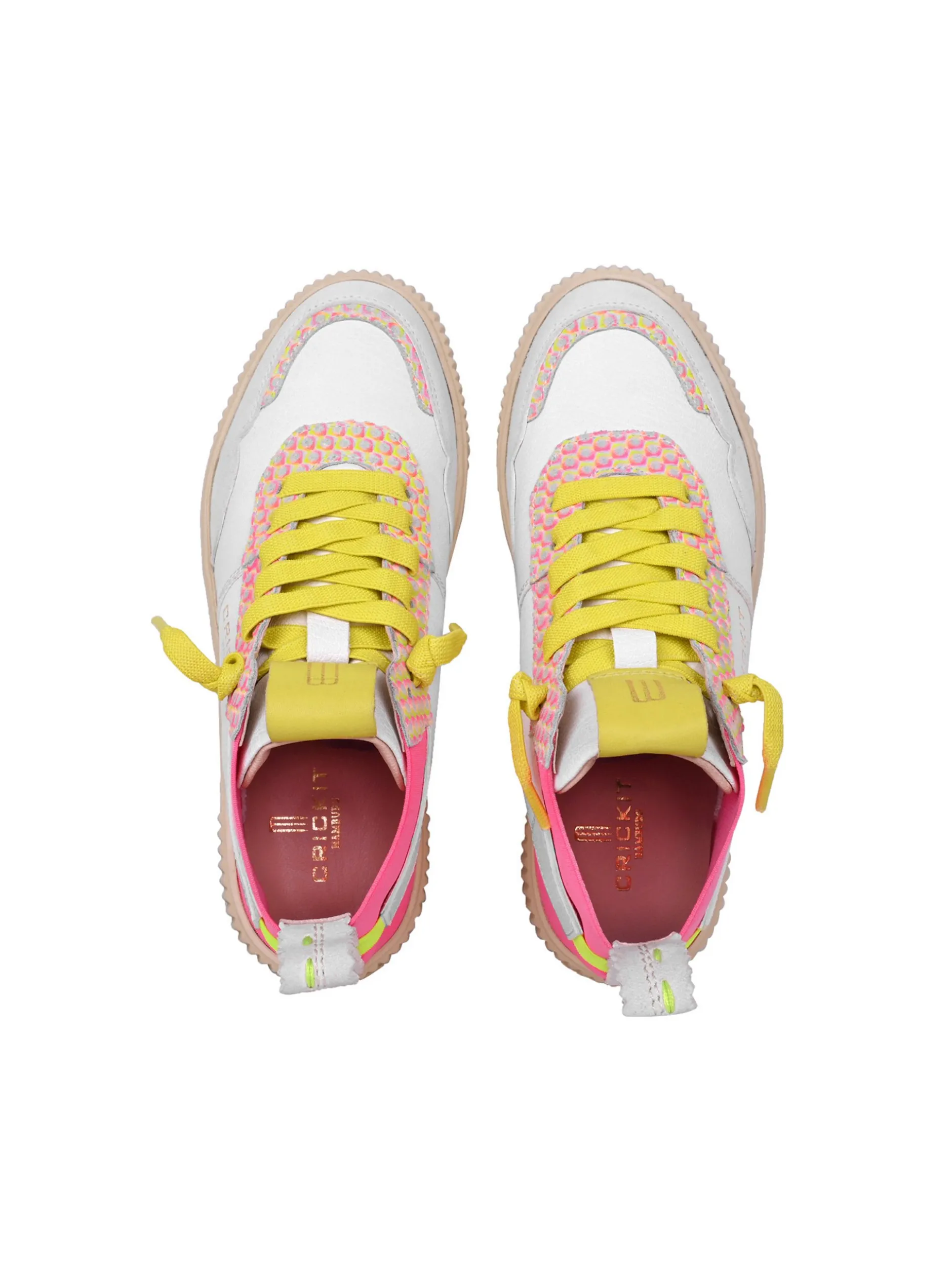 Crickit Damen Sneaker - REBEKA in weiß pink