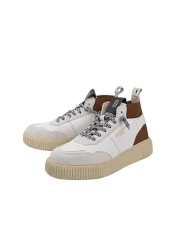 Crickit Damen Sneaker - REBEKA in weiß braun