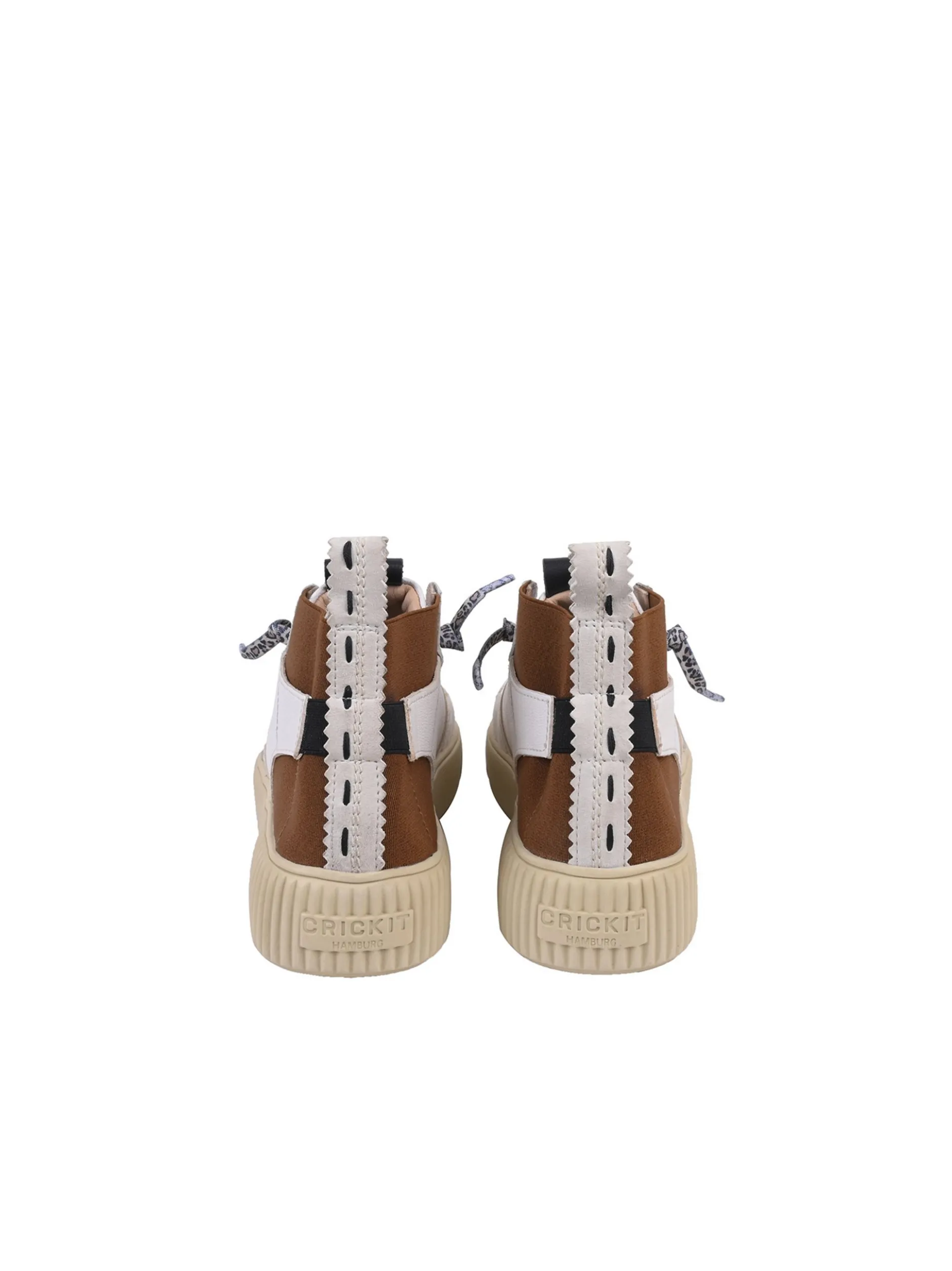 Crickit Damen Sneaker - REBEKA in weiß braun