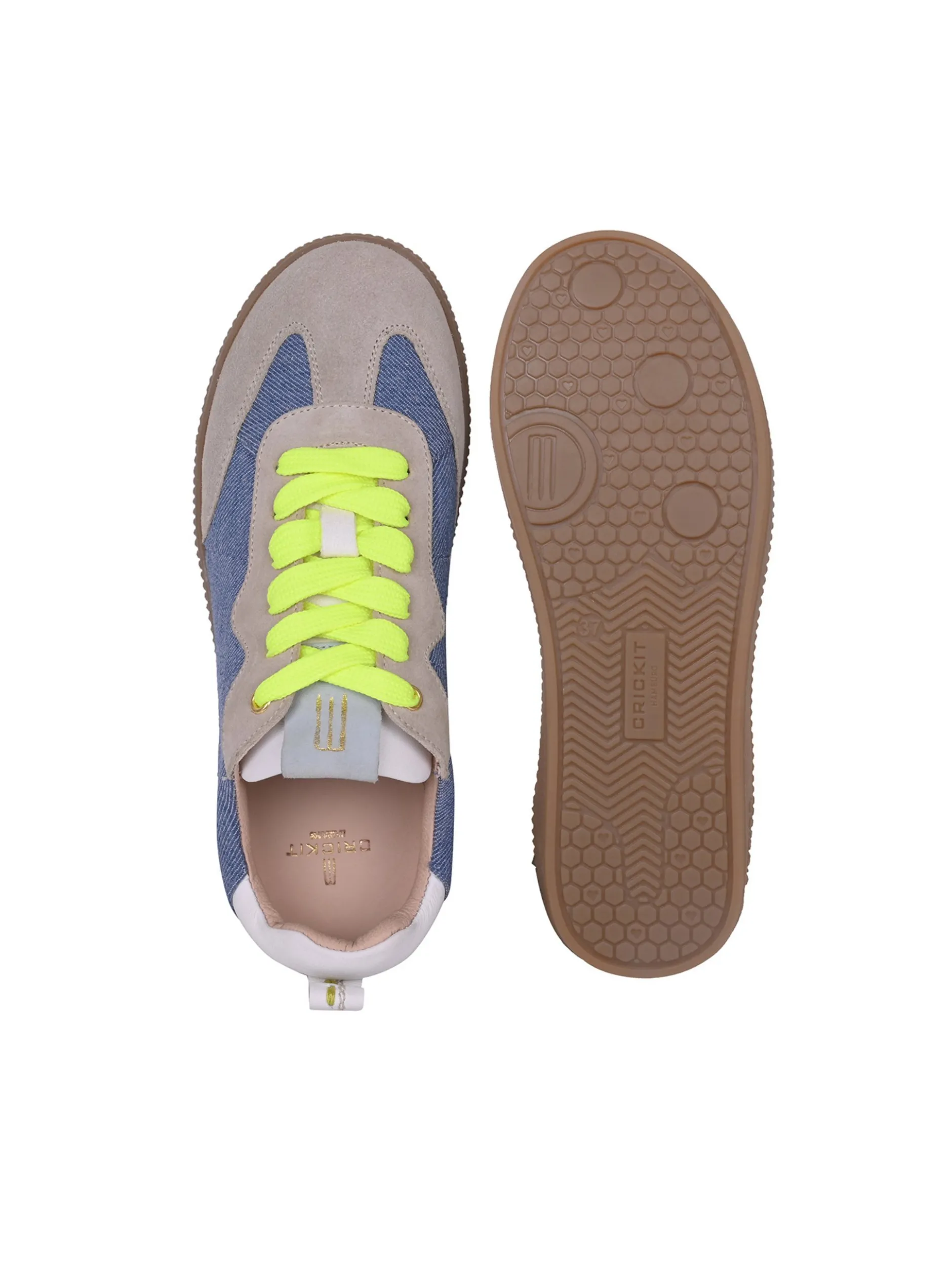 Crickit Damen Sneaker - RUNA in blau beige