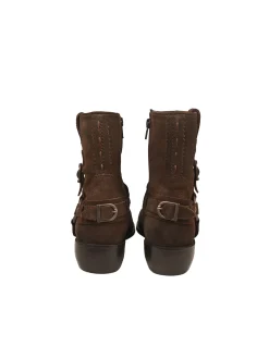 Crickit Damen Stiefelette - UNION in braun