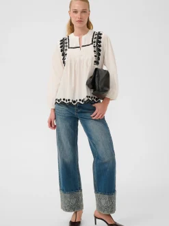 Culture Damen Bluse CUviba in ecru