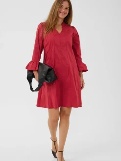 Culture Damen Kleid CUdaiva in rot