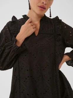 Culture Damen Kleid CUhally in schwarz