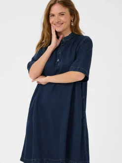Culture Damen Kleid CUilsa in dark stone