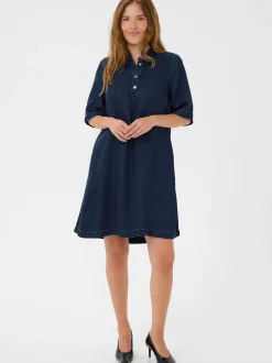Culture Damen Kleid CUilsa in dark stone